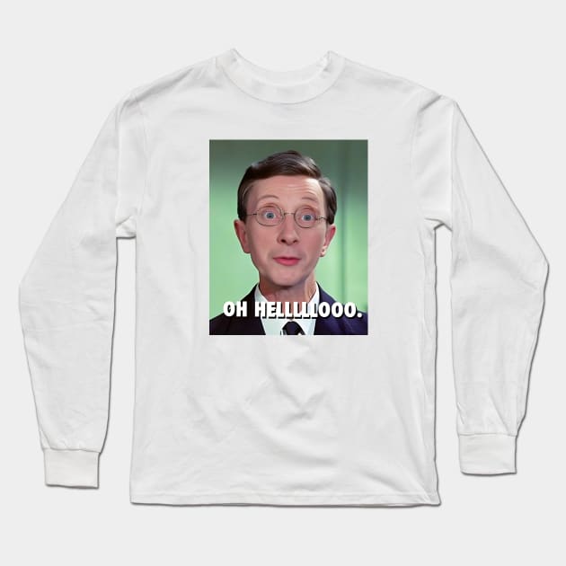 CARRY ON CHARLES HAWTREY OH HELLO Long Sleeve T-Shirt by CelestialCharmCrafts